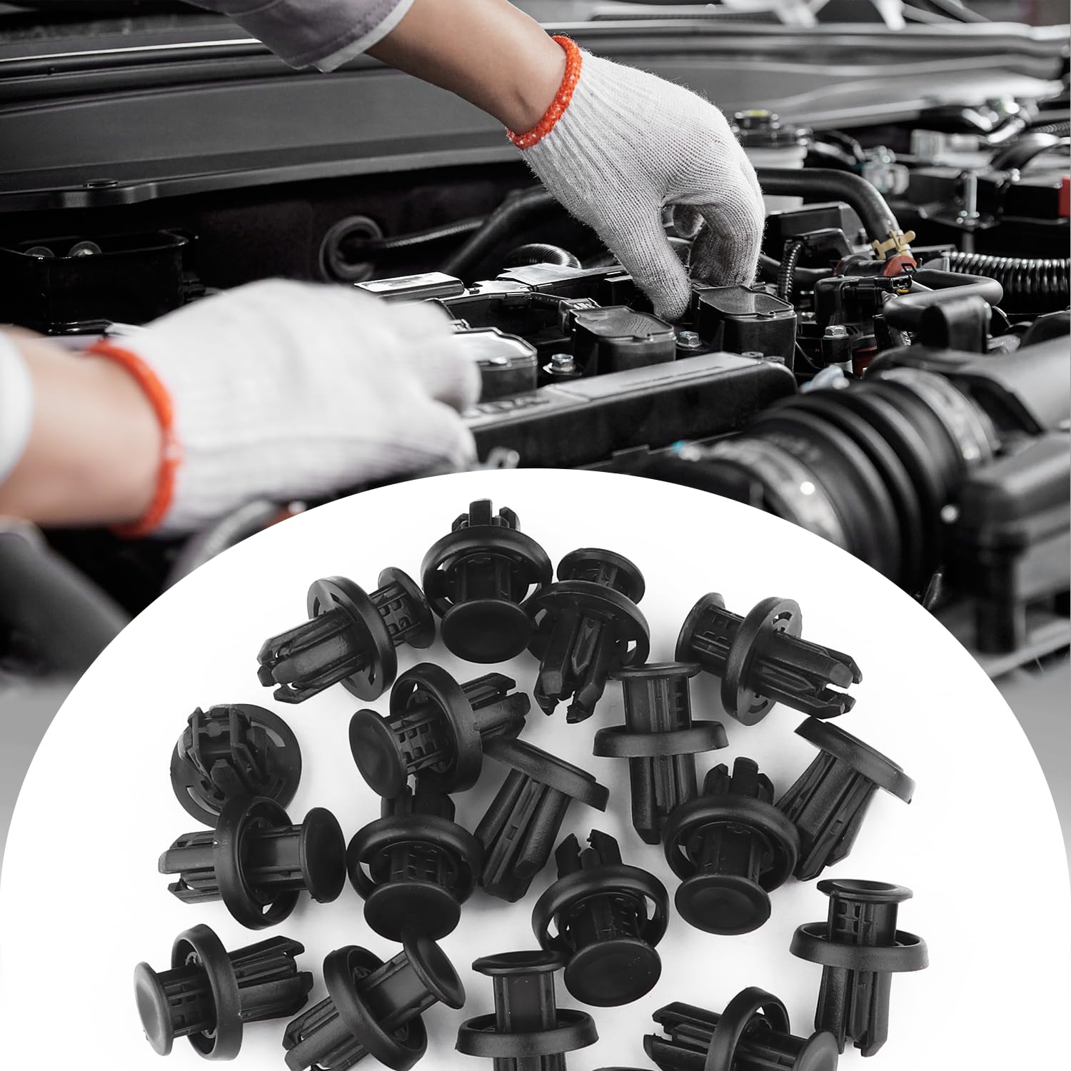 Amazon.co.jp: ホンダ&アキュラ対応車用フロントバンパークリップ20個